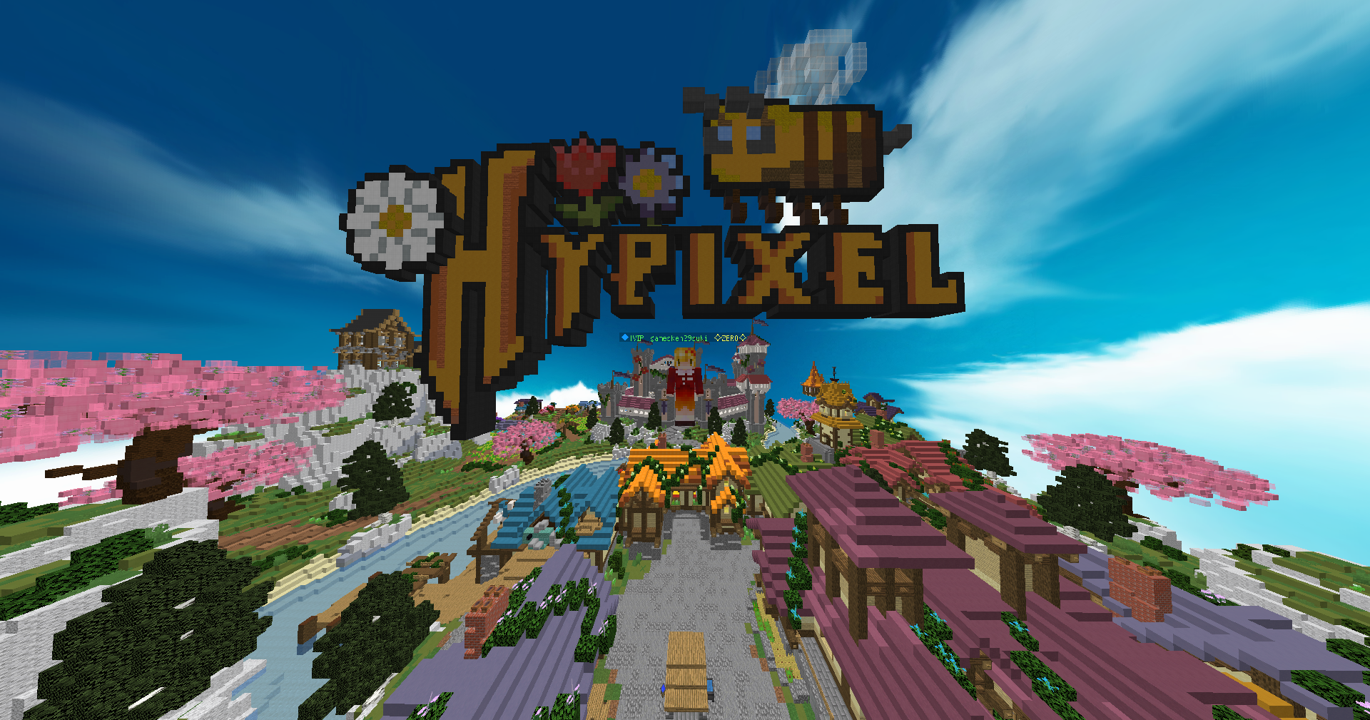 Minecraftサーバーのメインビジュアル